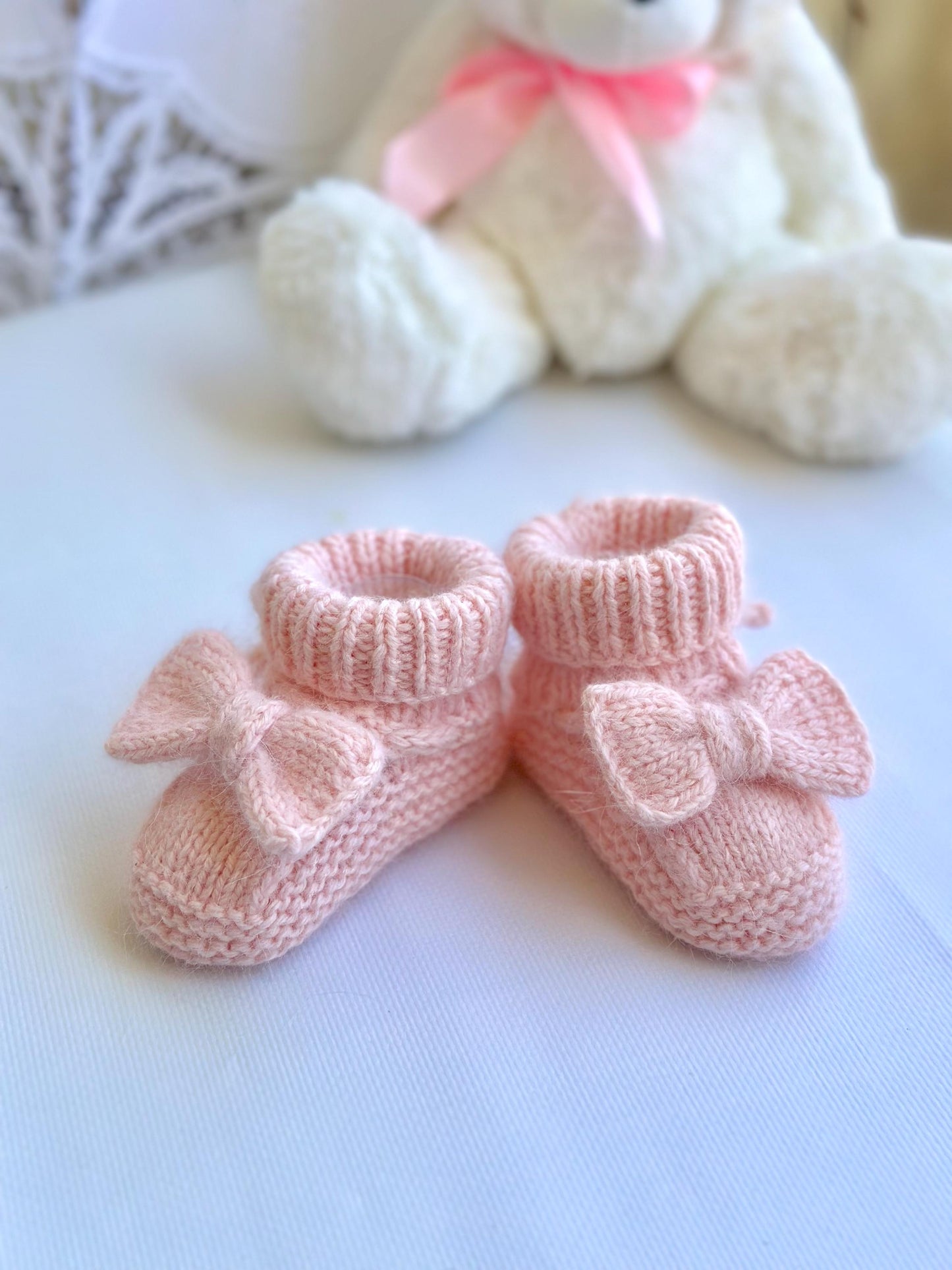 Easy Baby Booties Knitting Pattern