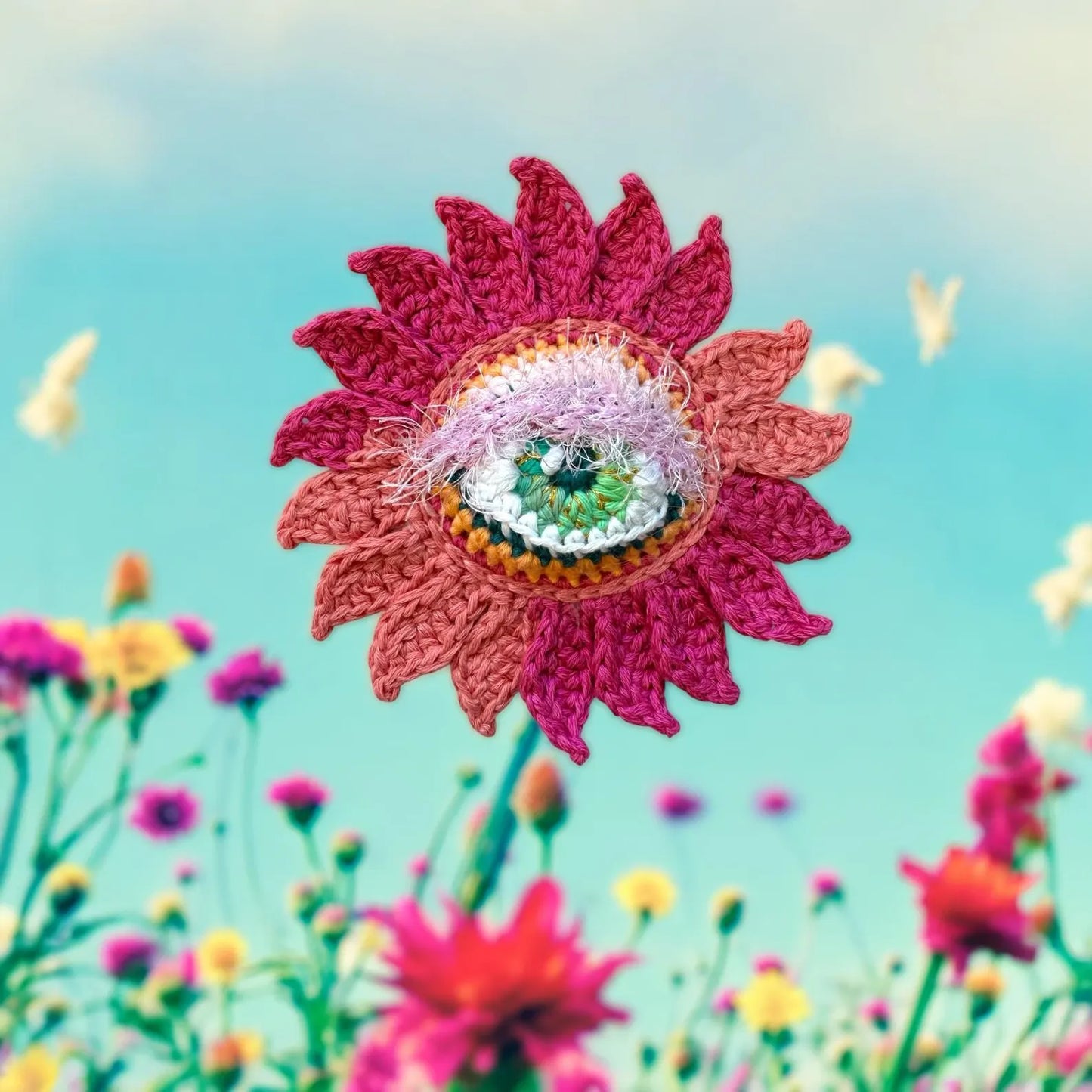 Blooming Eye Crochet Pattern