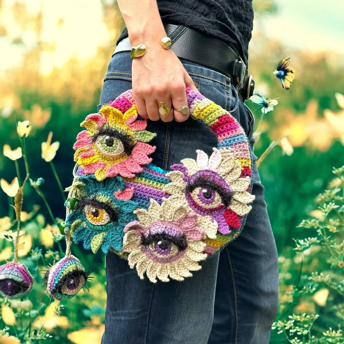 Blooming Eye Crochet Pattern