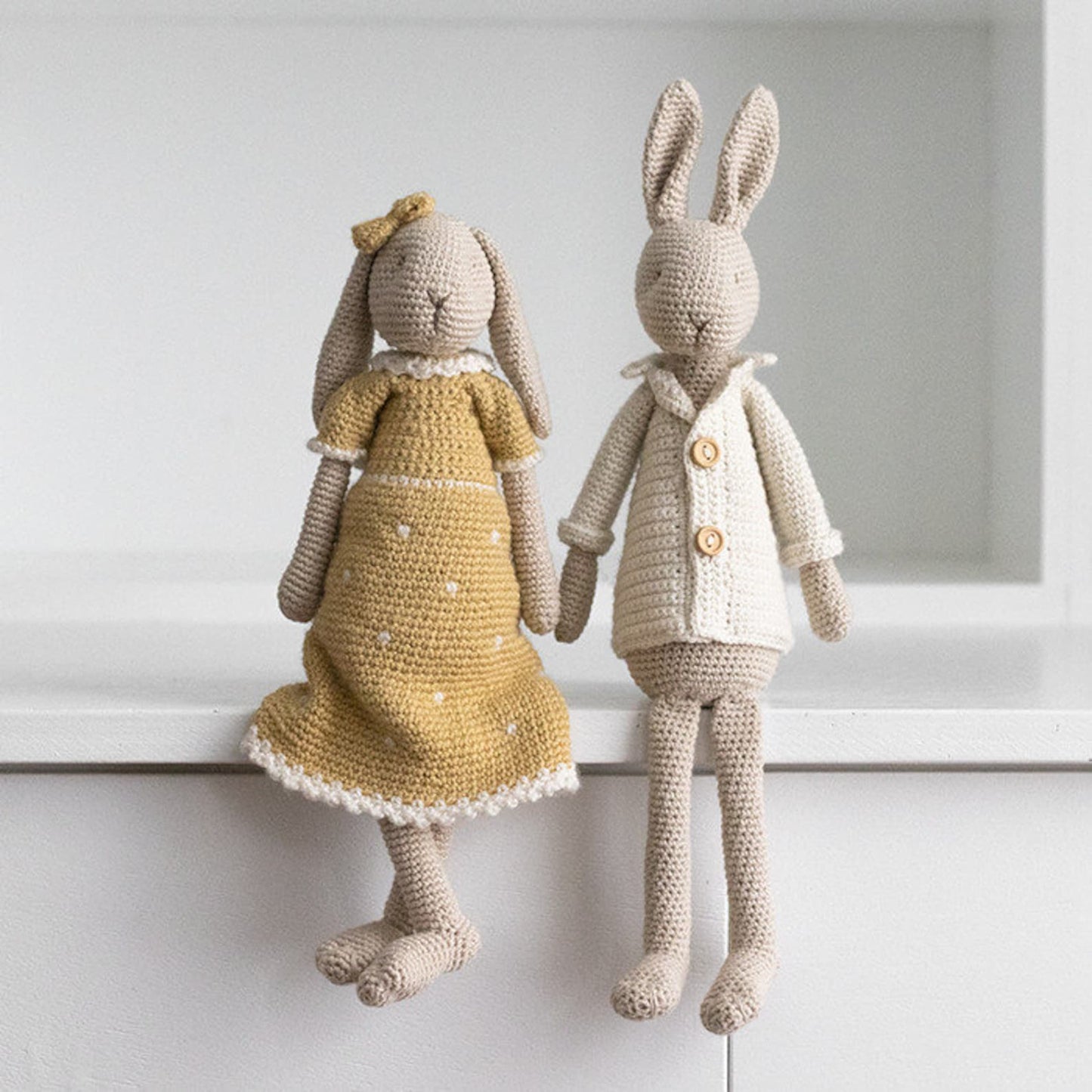 Mr & Mrs Bunny Amigurumi Crochet Pattern