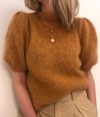 Mai Puff blouse Knitting Pattern