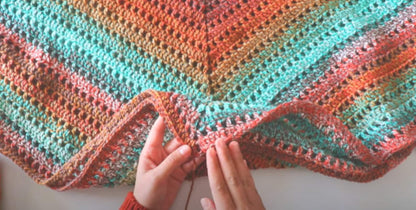 Easiest Poncho Crochet Pattern