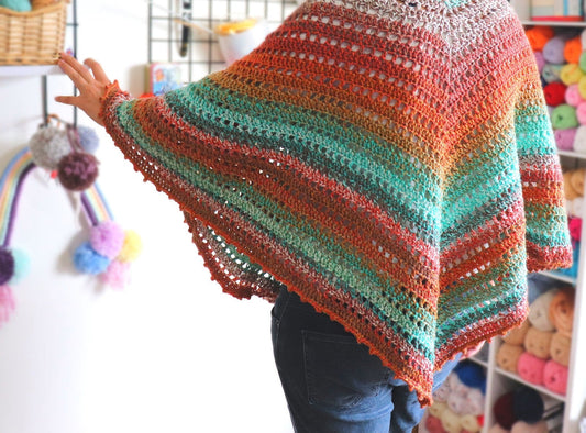 Easiest Poncho Crochet Pattern