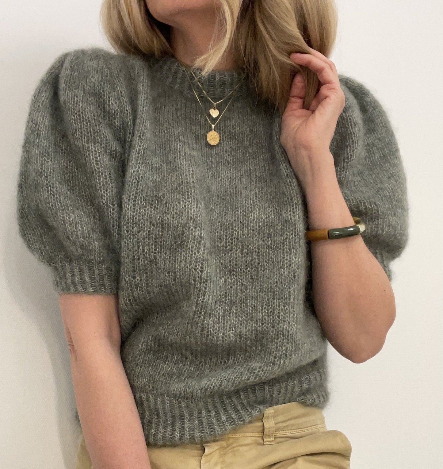 Mai Puff blouse Knitting Pattern