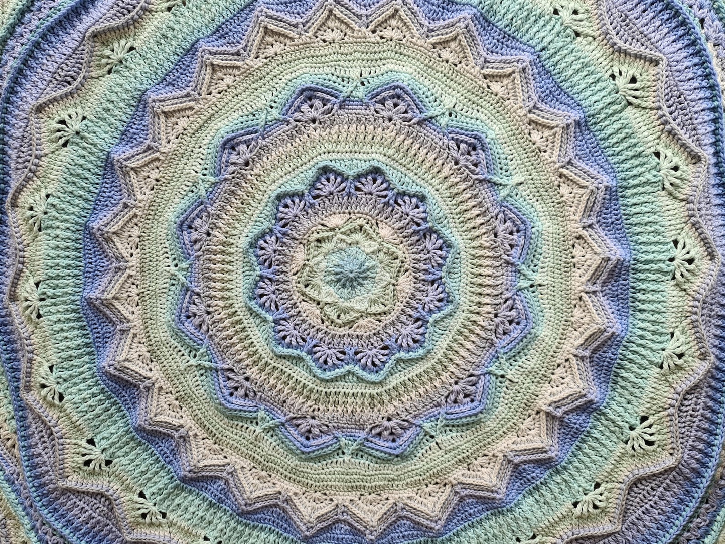 Melanies Mandala Baby Blanket Crochet Pattern
