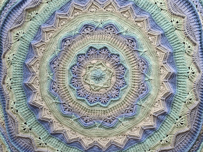 Melanies Mandala Baby Blanket Crochet Pattern