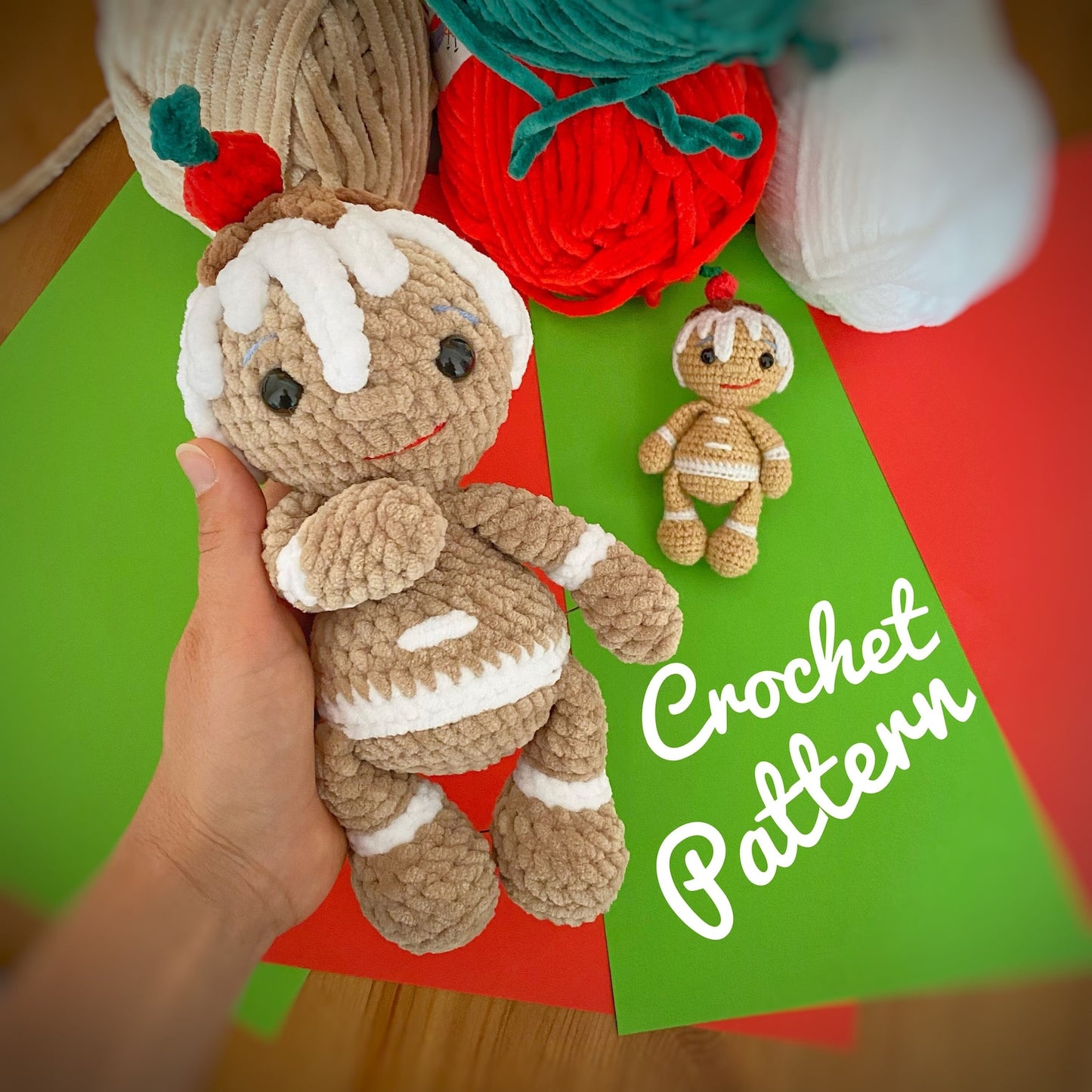 Gingerbread Man Crochet Pattern