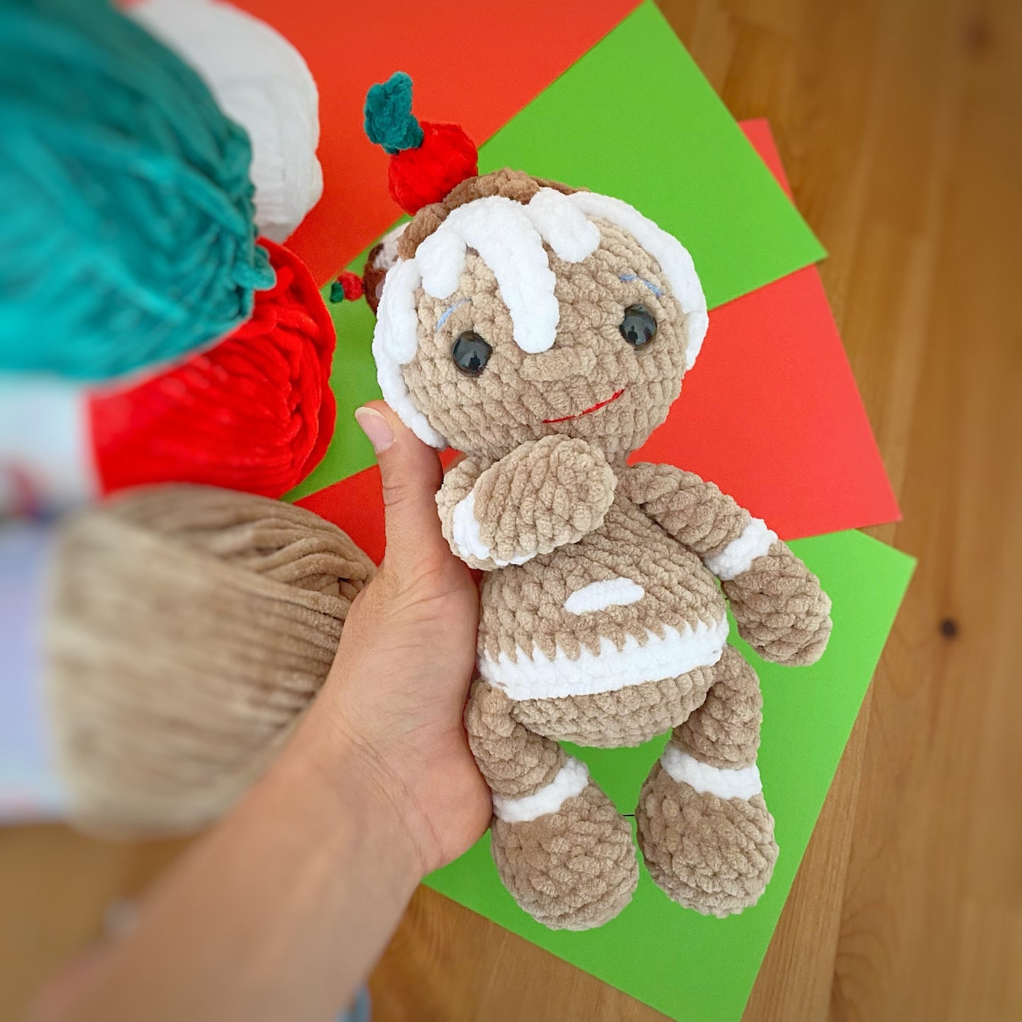 Gingerbread Man Crochet Pattern