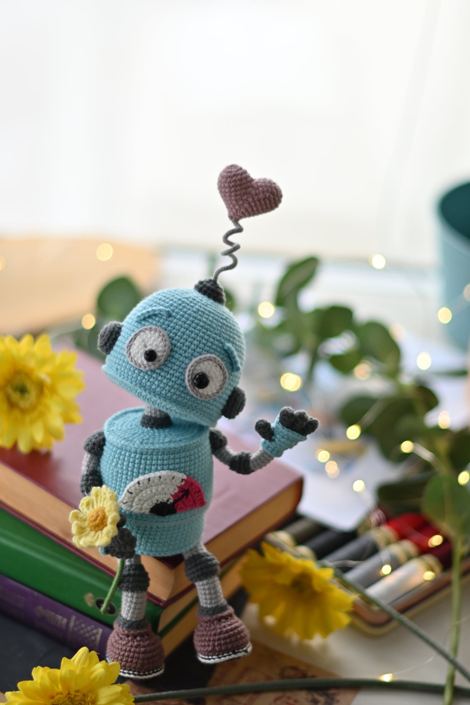 Mike the Robot Crochet Pattern