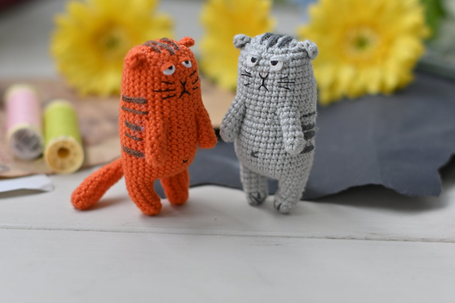 Sabrinka doll and Cat Smoky Crochet Pattern