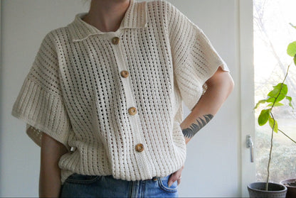 Jebel Button Up Crochet Pattern
