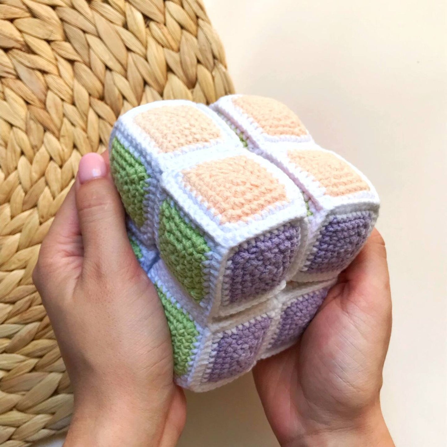 Fidget Cube Infinity Toy Crochet Pattern