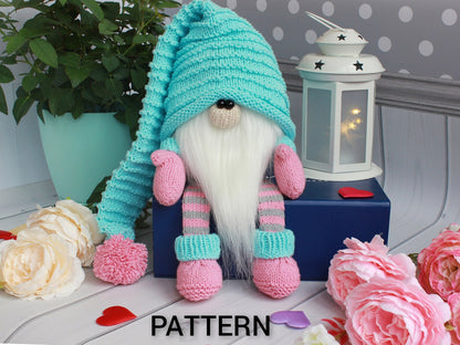 Christmas gnome KNITTING PATTERN