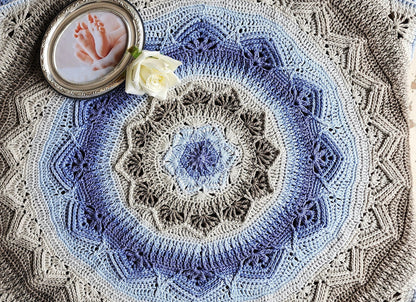 Melanies Mandala Baby Blanket Crochet Pattern
