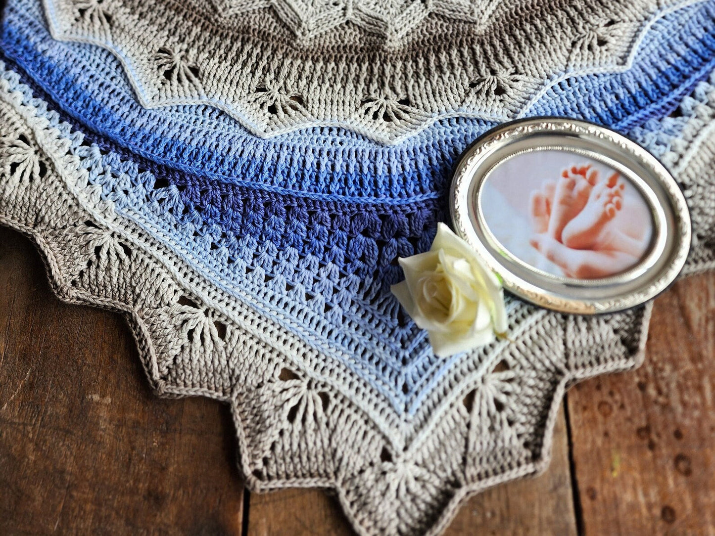 Melanies Mandala Baby Blanket Crochet Pattern
