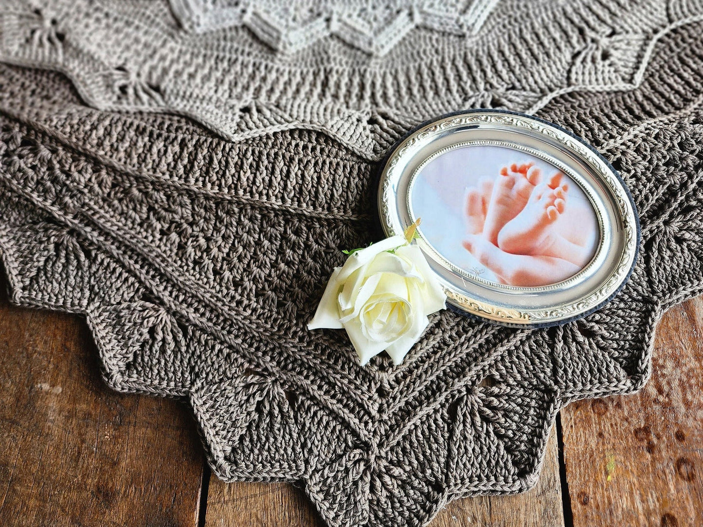 Melanies Mandala Baby Blanket Crochet Pattern