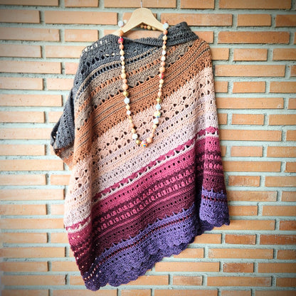 YakButterTea Poncho crochet pattern