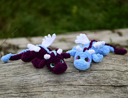 Linus the little dragon Crochet Pattern