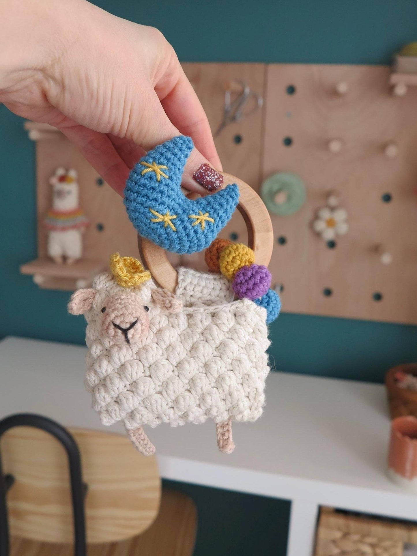 Cute Baby Rattle Toy Crochet Pattern