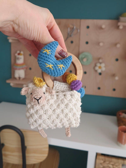 Cute Baby Rattle Toy Crochet Pattern