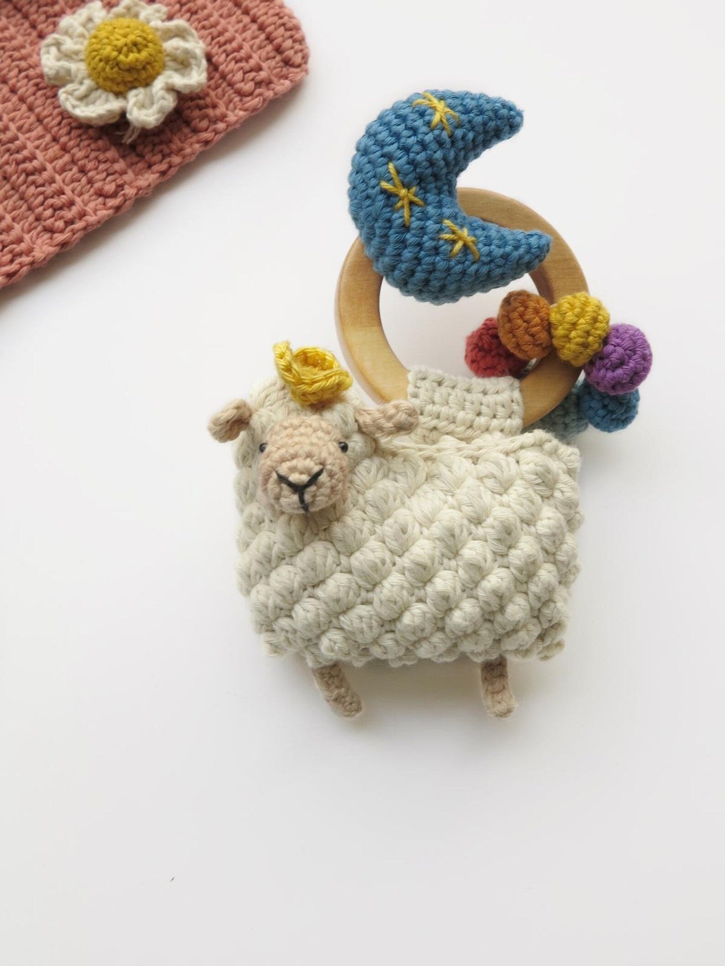 Cute Baby Rattle Toy Crochet Pattern
