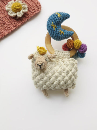 Cute Baby Rattle Toy Crochet Pattern