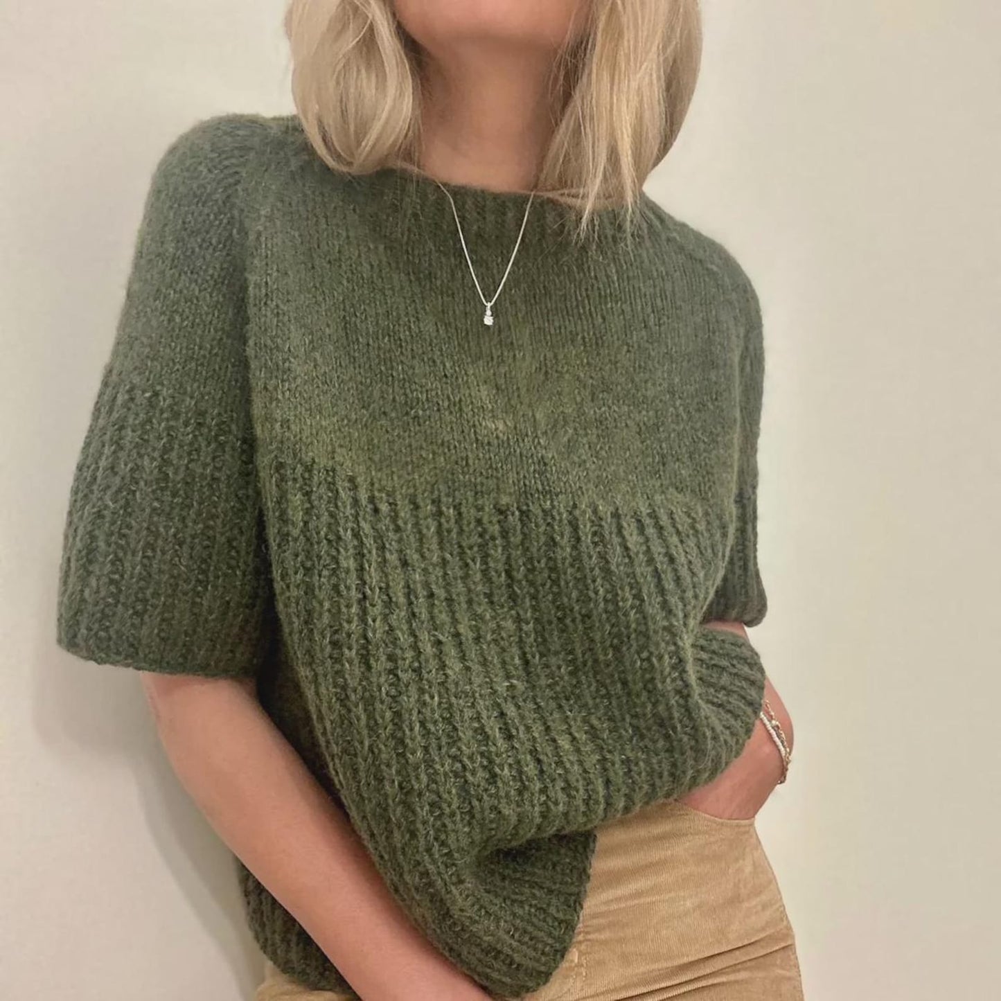 Late summer dream tee knitting pattern