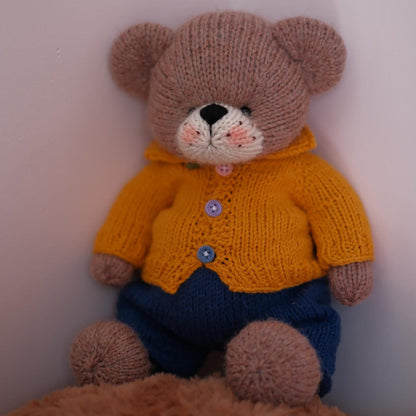 Cozy Teddy Bear Knitting Pattern