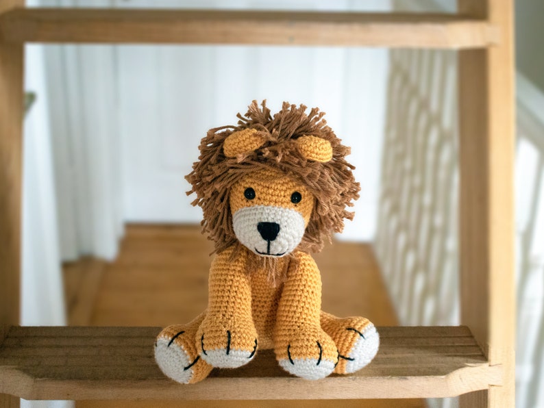 Easy Stuffed Lion Crochet Pattern