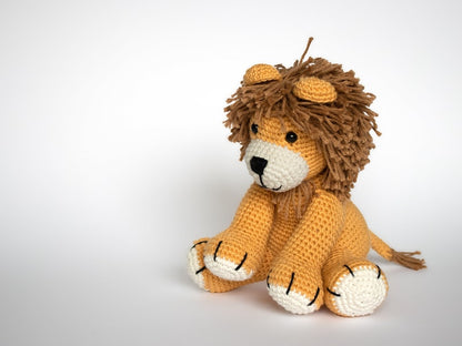 Easy Stuffed Lion Crochet Pattern