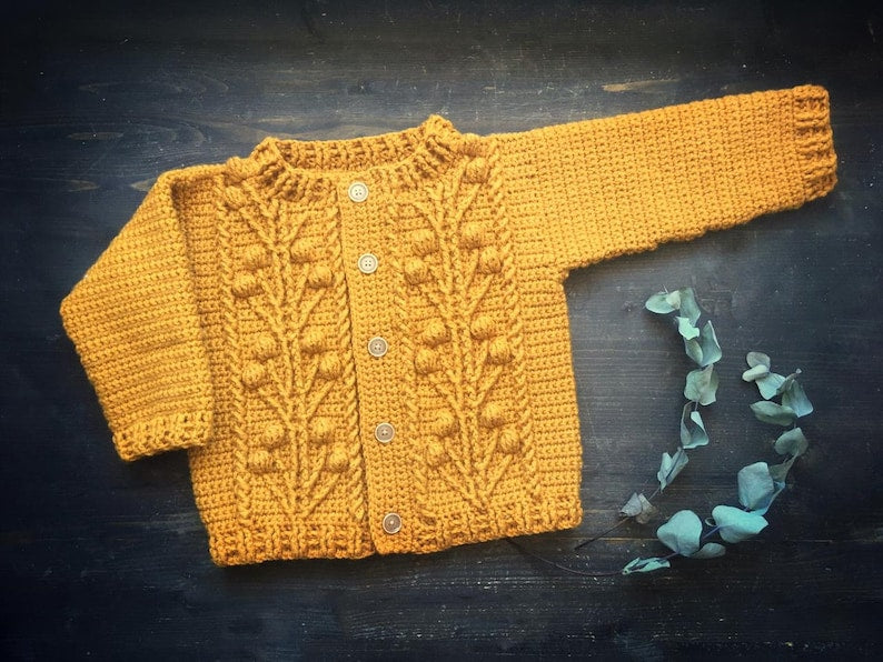 Currant cardigan Crochet Pattern