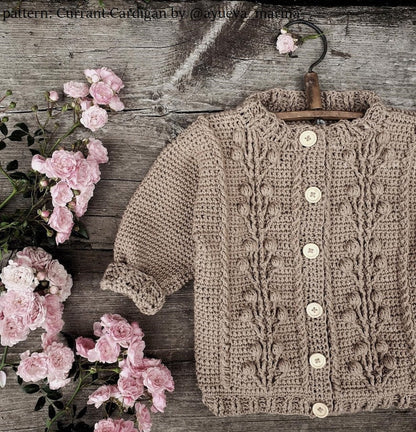 Currant cardigan Crochet Pattern