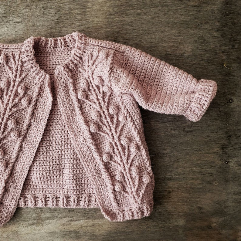 Currant cardigan Crochet Pattern