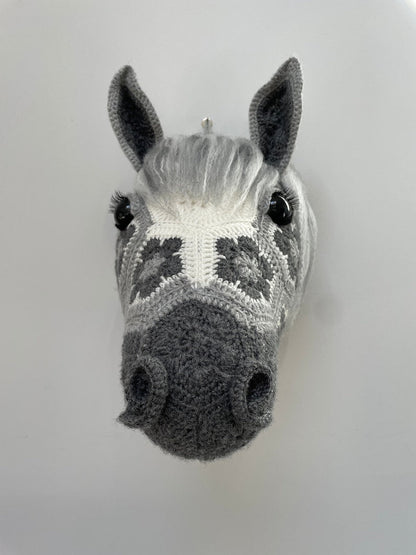 African Flower Horse Head Crochet Pattern