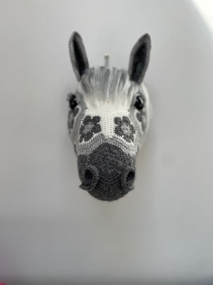 African Flower Horse Head Crochet Pattern
