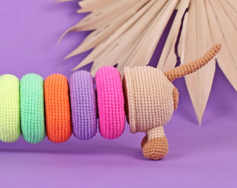 Dog Stacking Toy Crochet Pattern