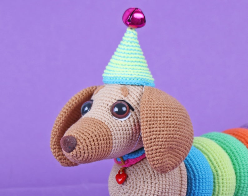 Dog Stacking Toy Crochet Pattern