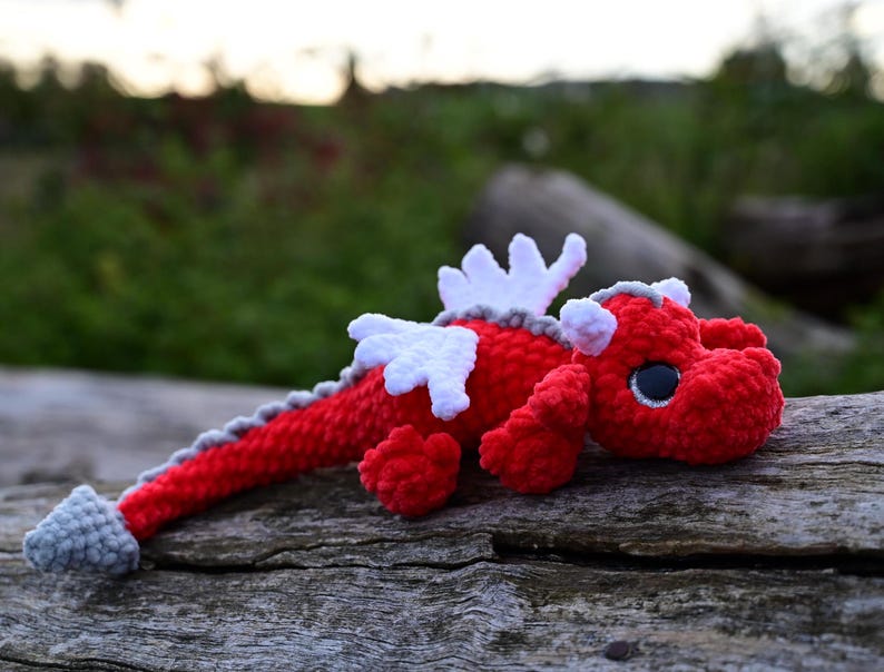 Linus the Little Dragon Crochet Pattern