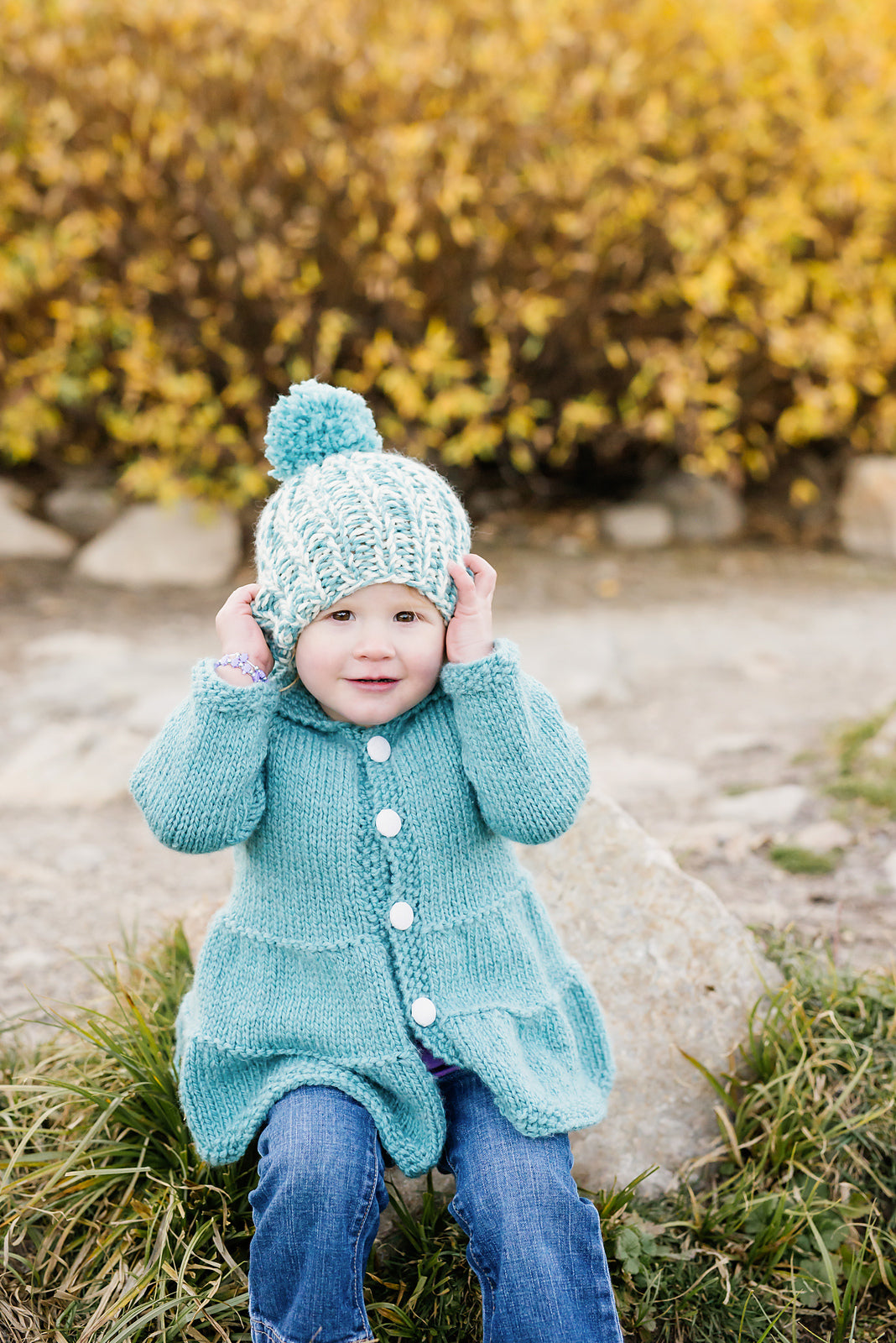 Baby + Toddler Tiered Coat Knitting Pattern