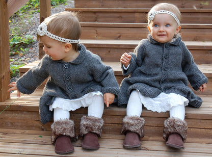 Baby + Toddler Tiered Coat Knitting Pattern