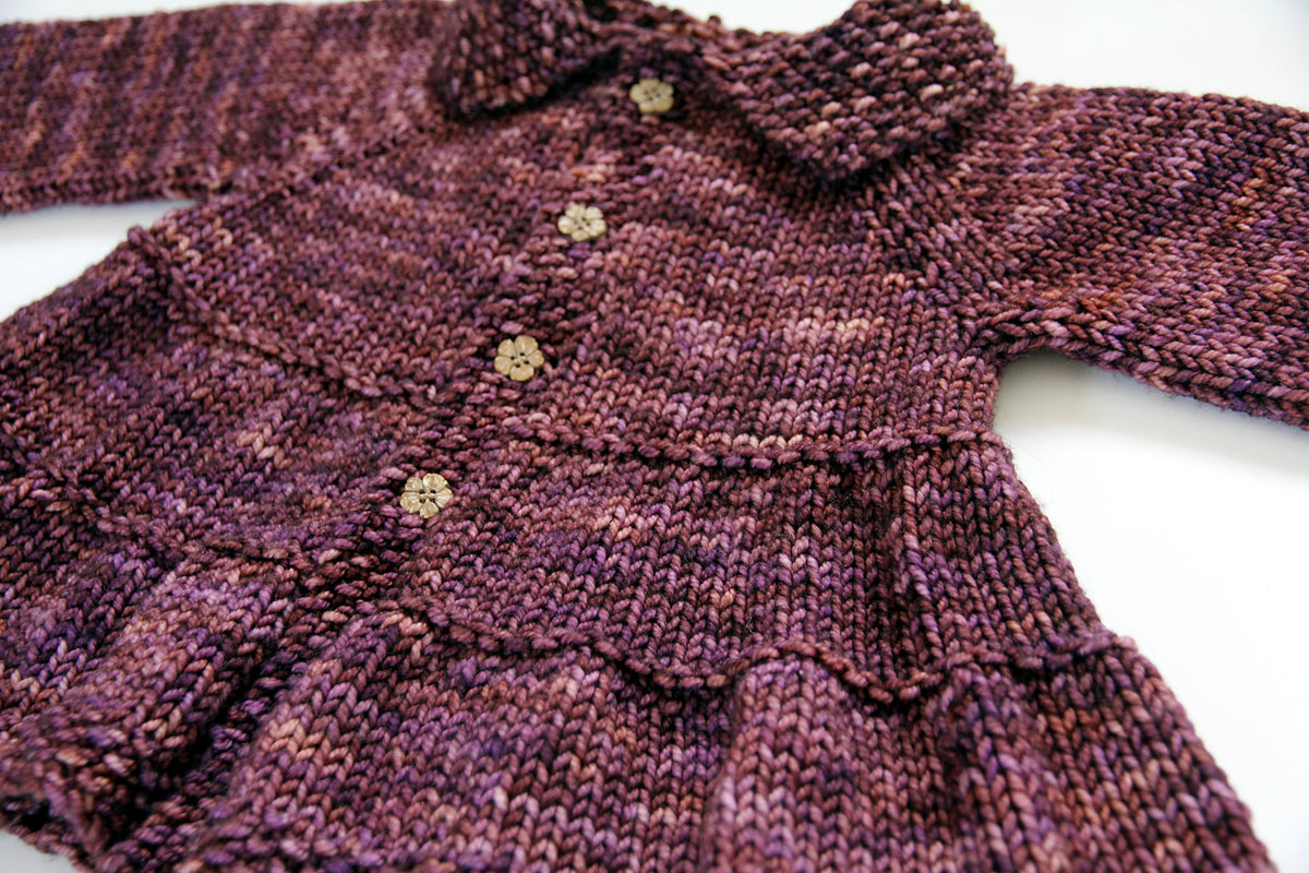 Baby + Toddler Tiered Coat Knitting Pattern