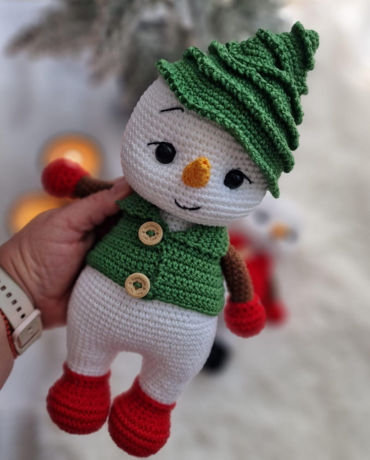 Sweet The Snowman Crochet Pattern