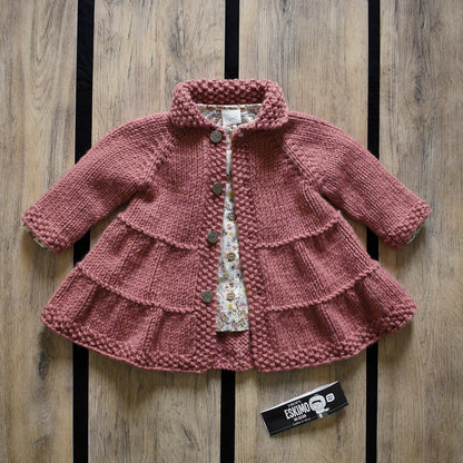 Baby + Toddler Tiered Coat Knitting Pattern