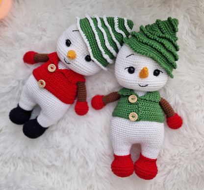 Sweet The Snowman Crochet Pattern