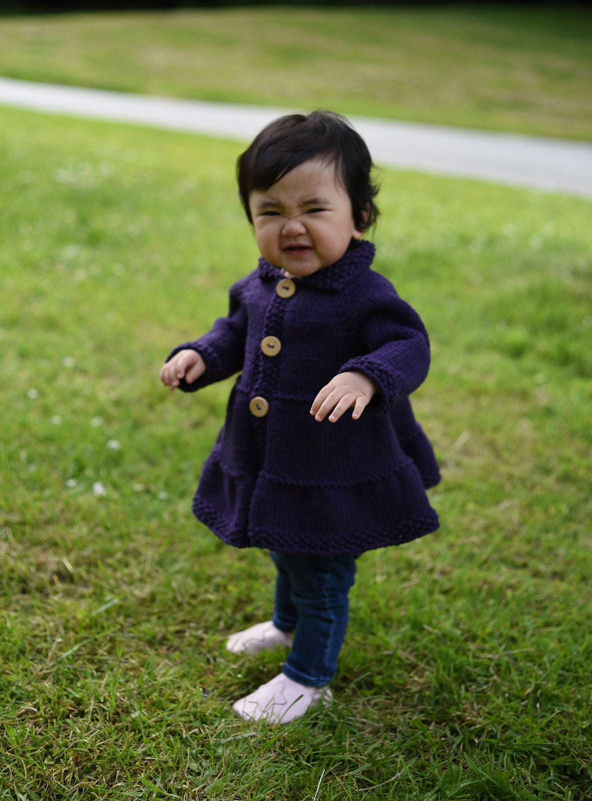 Baby + Toddler Tiered Coat Knitting Pattern