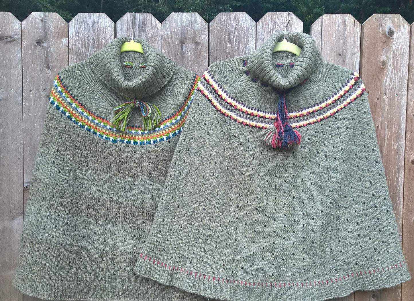 Indigo Frost Poncho Knitting Pattern