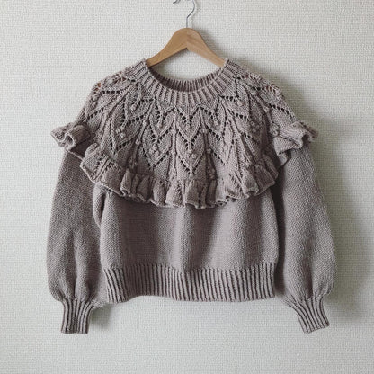 Savoy Truffle Sweater Knitting Pattern