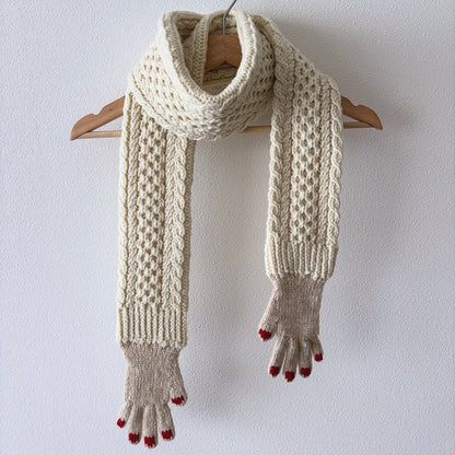 Hands Scarf Knitting Pattern