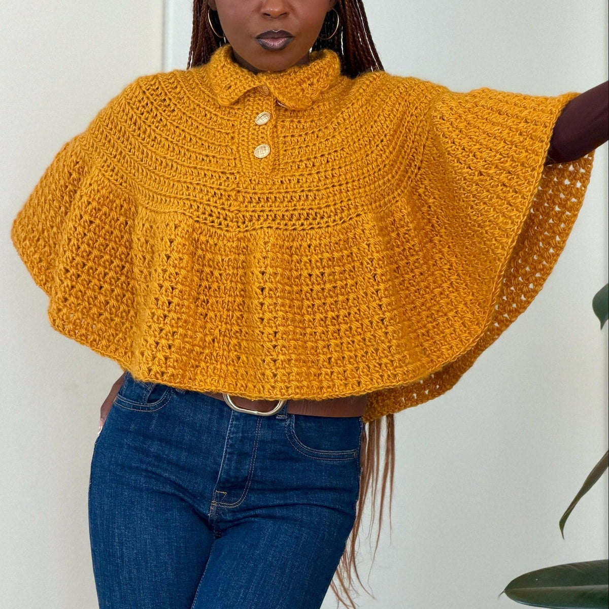 Ruffle Cape Crochet Pattern
