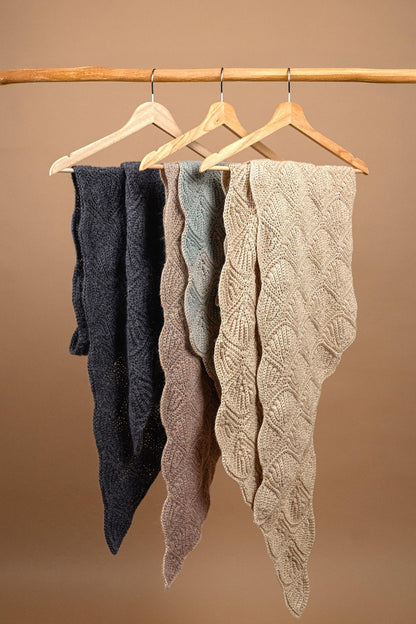 Short Row Shelly Scarf Crochet Pattern